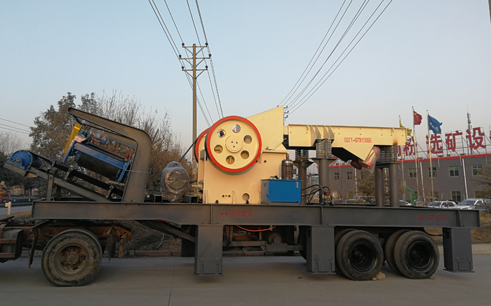 二手車架小型移動破碎車