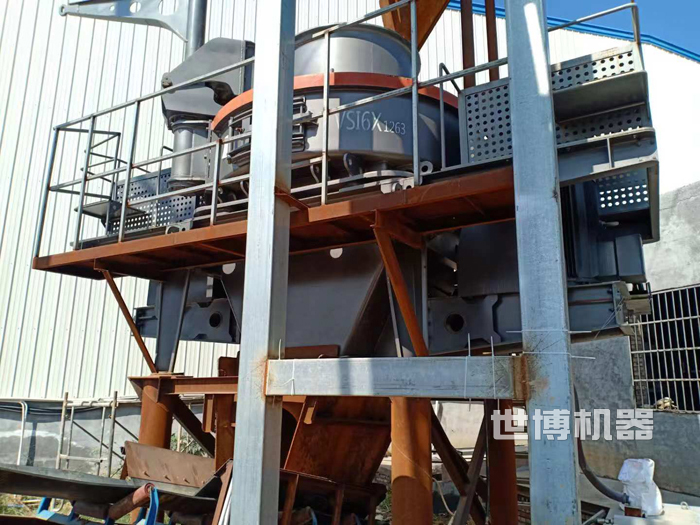風化石制砂機安裝現場