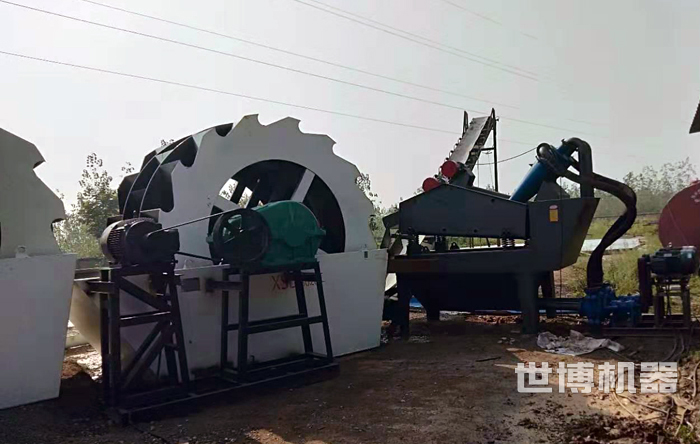洗砂機客戶現場