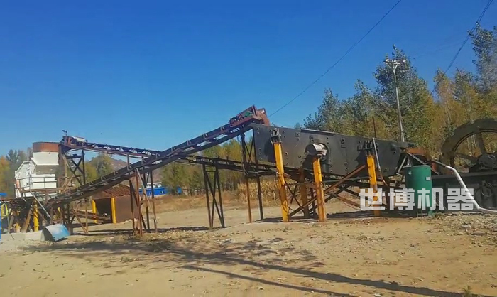 細碎機制砂生產線現場