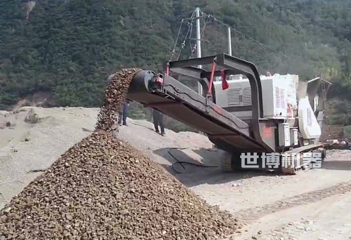石料破碎現場圖