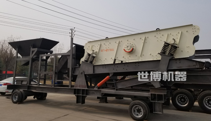 輪胎式砂石分離機