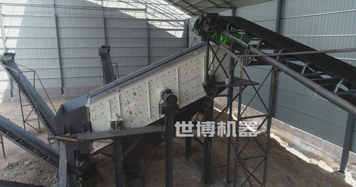 固定式砂石分離機安裝現場