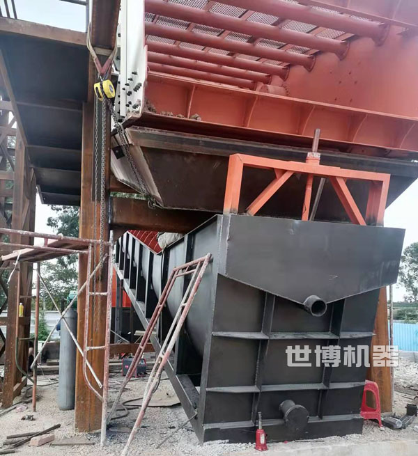 螺旋洗砂機安裝現場