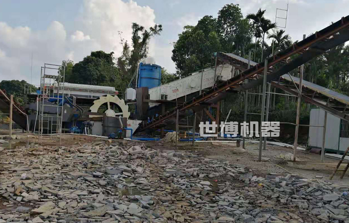 輪斗洗砂機串聯使用