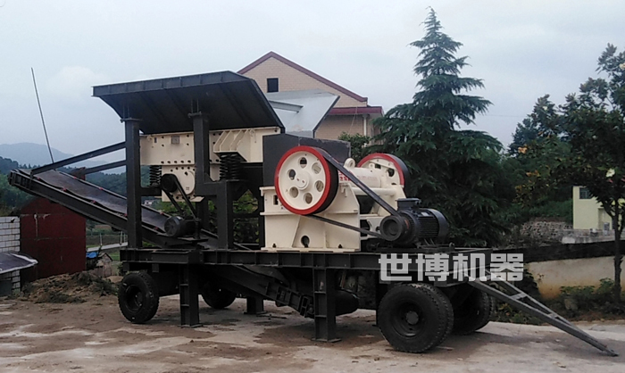 簡易式半移動破碎車