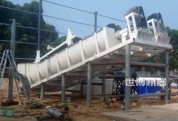螺旋洗沙機安裝現場
