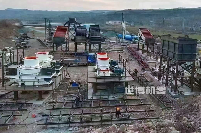 世博機器為客戶訂定的制砂生產線
