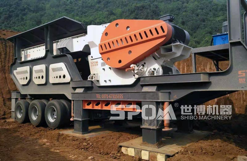 輪胎式移動SC106L顎破破碎站